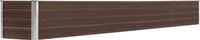 vidaXL Plantenbak verhoogd 320x40x45 cm gegalvaniseerd staal bruin