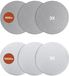 MMOBIEL 6 Disques de ponçage de remplacement pour affûteur de couteaux à rouleaux