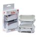 Decora 0339889 Cakevorm Rechthoekig Papier Zilver 20 stuk(s)