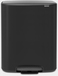 Brabantia Bo Pedal Bin - 60 liter - Matt Black