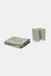 Woody Twee Serviettes + Deux Lavettes - Rayé Vert - Ours - 50x100cm