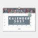 Hobbit Calendrier mensuel 2027 - ±A3 (29,7 x 42 cm) - Bouquet classique