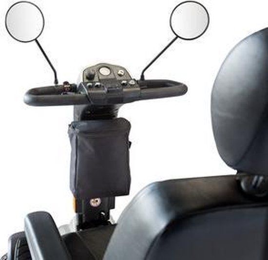 Basics Stuurtas voor Scootmobiel - Zwart - Nylon - SG110