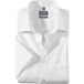 OLYMP Luxor comfort fit chemise - manche courte - blanc - Repassage facile - Tour de cou : 40