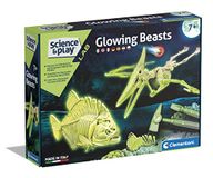 Clementoni Science & Play - Glowing Beasts - Experiment Kit for Kids 7 Years (Italian, English, French, German, Spanish, Dutch, and Polish), Made in Italy
