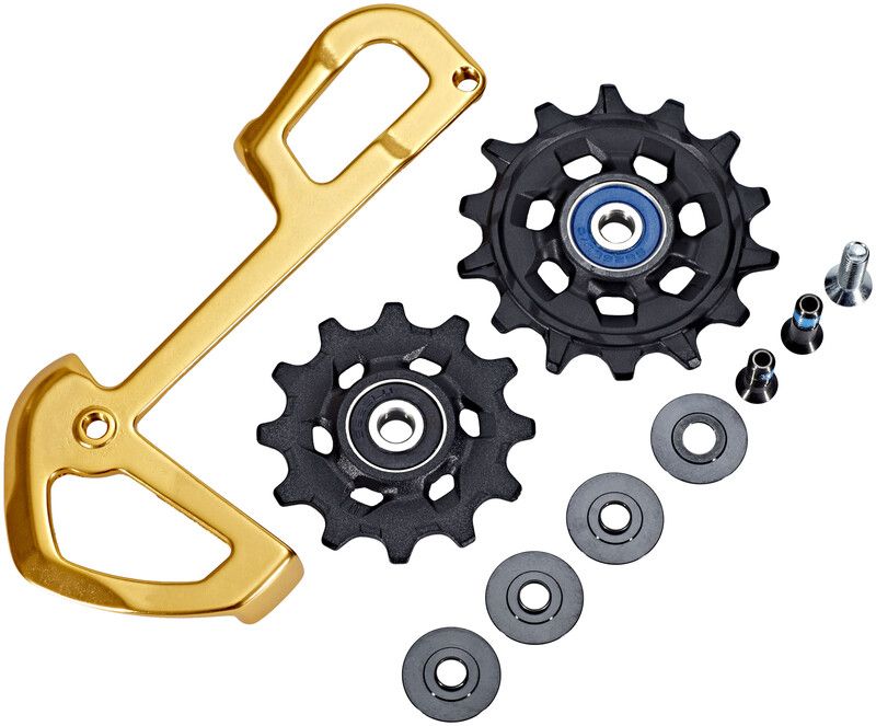 SRAM X-Sync Sakelwerkroller, uniseks, voor volwassenen, goud, één maat