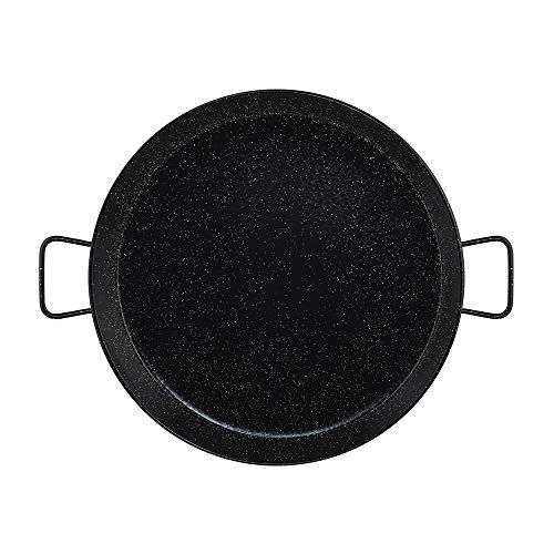 Metaltex 7398250000 Paella-pan - geëmailleerd staal - zwart