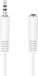 PureLink 3.5mm M/F 2m audio kabel Wit