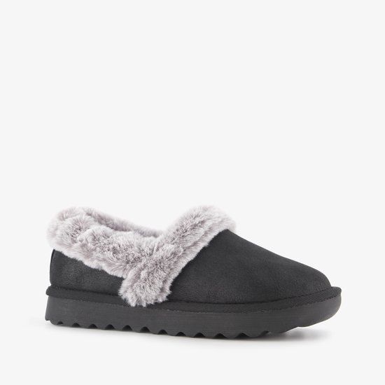Skechers Cozy Up Dames Pantoffels Zwart - Maat 38 - Memory Foam