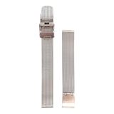 Skagen Horlogebandjes voor dames 12 mm, zilver roestvrij staal, originele reserveband voor SKW2149, zilver, Milanees
