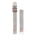 Skagen Horlogebandjes voor dames 12 mm, zilver roestvrij staal, originele reserveband voor SKW2149, zilver, Milanees