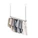 Verstelbare hangende kaststang, verlengstang, hangstang voor kast, robuuste kaststang, hangstang (1 stuk, chroom)