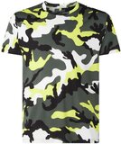 Valentino T-shirt met camouflageprint