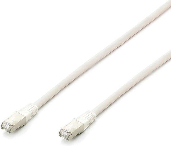 Equip UTP Category 6 Rigid Network Cable 605610 White 1 m