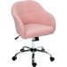 Chaise de bureau ergonomique Rose, hauteur réglable, siège et dossier rembourrés