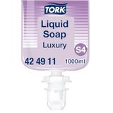 Tork Luxury vloeibare zeep S4, bloemengeur, 6 x 1000 ml, 424911