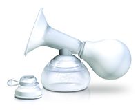 Nuby Natural Touch melkpomp Express, transparant