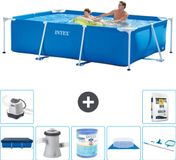Intex Rechthoekig Frame Zwembad - 260 x 160 x 65 cm - Blauw