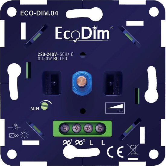 EcoDim LED dimmer 0-150 Watt fase afsnijding