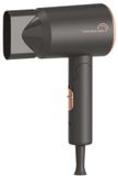 LITTLE BALANCE 8786 Ionic Travel, opvouwbare haardroger, Utra compact, ionentechnologie, 2 temperaturen, universele spanning, 1 diffuser, 1200 W, zwart
