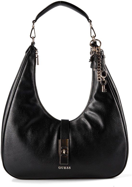 GUESS Brooke Hobo Schoudertas Zwart