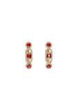 NAEMI Leo E-Commerce Ltd. NAEMI Oorbellen Rose Gold Red Zirkonia Oorhangers
