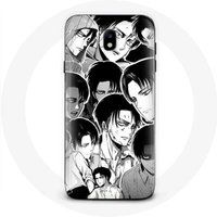 Maniacase Etui voor Samsung Galaxy J5 2017 Aanval van de Titanen Manga Levi Ackerman