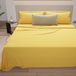 PETTI Artigiani Italiani - Beddengoed van katoen, Frans bed, Frans bed, geel, 100% Made in Italy