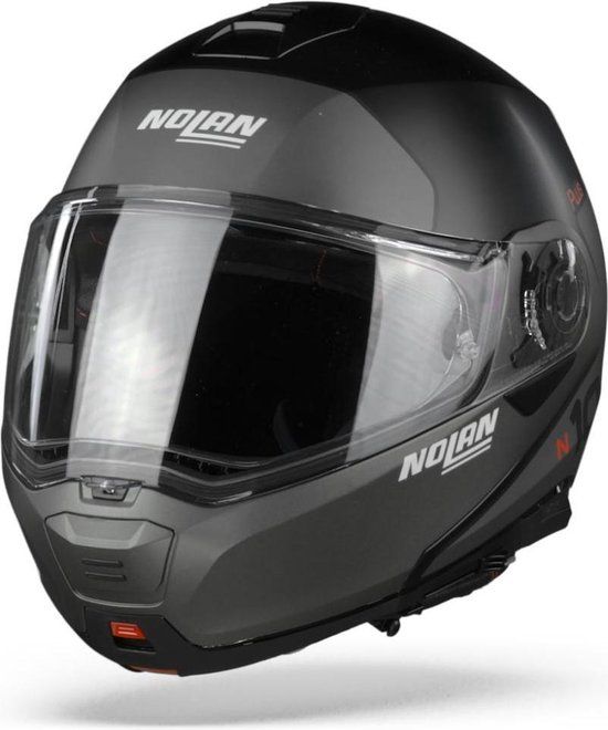 Nolan N100-5 Plus Distinctive 21 Flat Black Modular Helmet - Size S