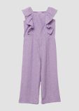 s.Oliver Gestructureerde jumpsuit met volants