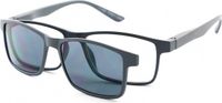 MPG Leesbril KLH144 Met Zonneclip-Gray-+3.50