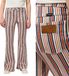 Wrangler Lee FIERCE FLARE Americana, gestreepte broek met wijde pijpen en hoge taille, maat W28 L32