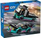 LEGO City Raceauto en transporttruck - 60406