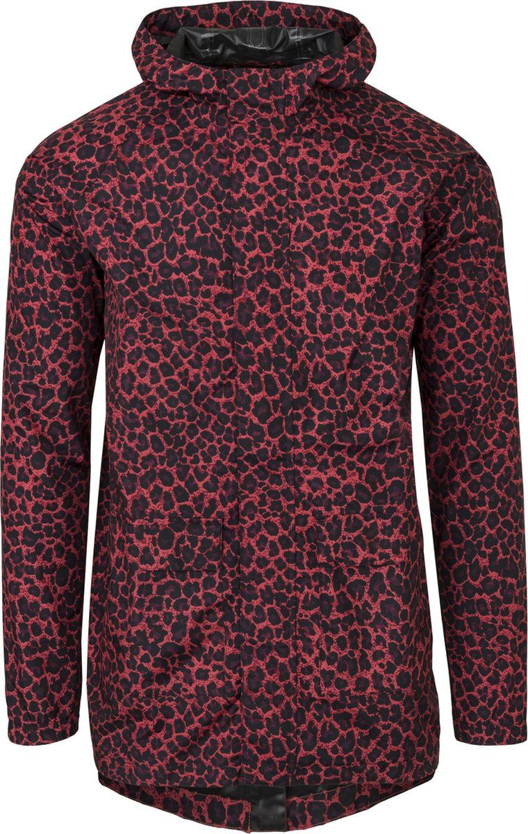 AGU Motion Rain Parka Regenjas Urban Outdoor Leopard Unisex M - Roze