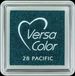 Tsukineko VS-28 VersaColor inktkussen small 3x3cm - pacific blauw turquoise