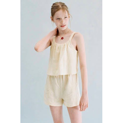Mango Kids playsuit - beige