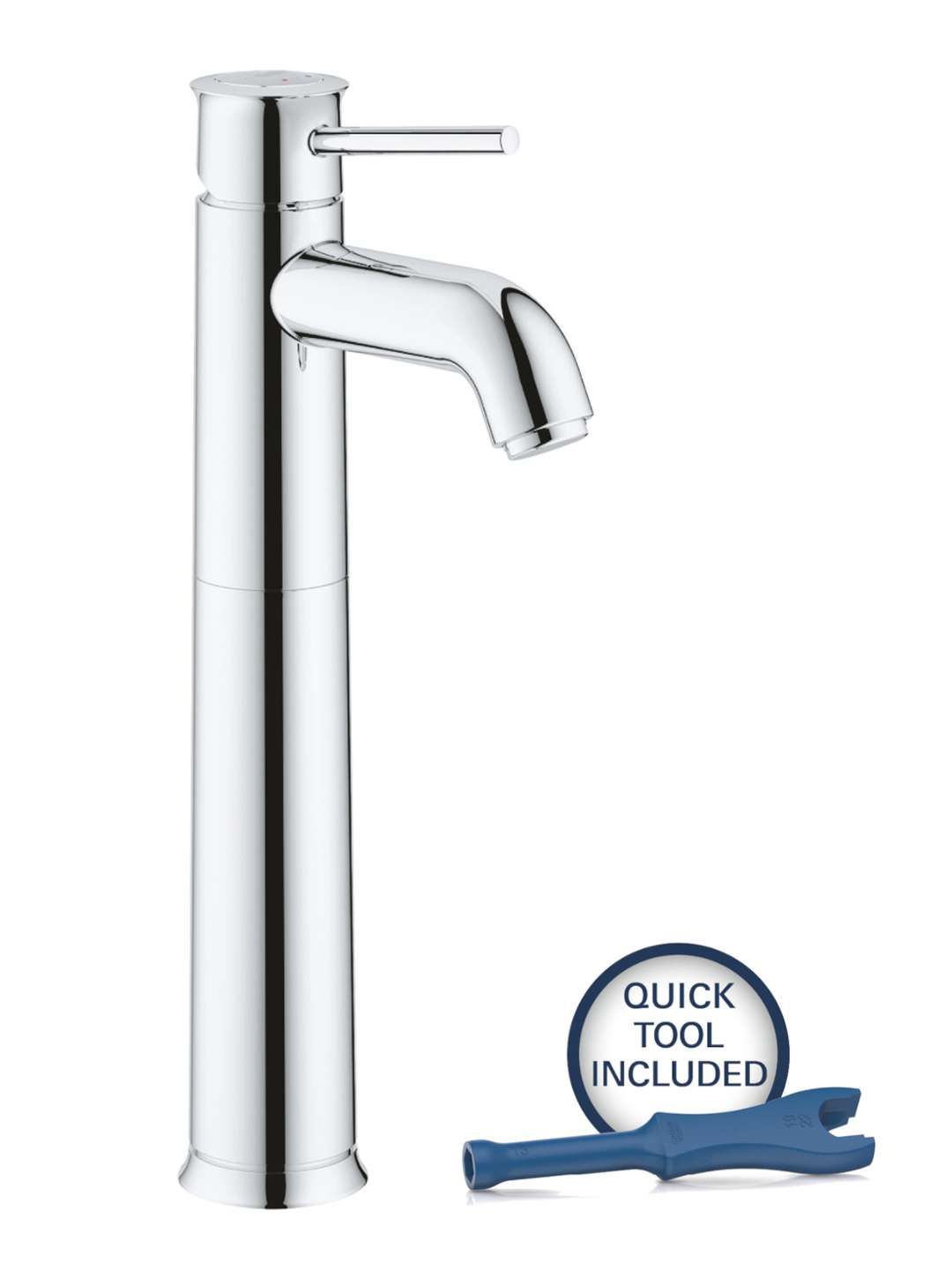 Grohe Start Classic - Wastafelkraan met waste Push-Open, chroom 23784000
