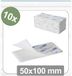Quadrios 25CA676 Klittenband punten Om vast te plakken Haak- en lusdeel (l x b) 50 mm x 100 mm Wit 10 stuk(s)