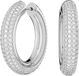 Swarovski 5651392 oorbellen in swarovski metal rhodium white gold plated met pave gezette Swarovski kristallen