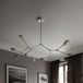 101 Copenhagen Lustre chromé 73 cm, à 8 lampes, E14