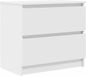 Syfax Tv-meubel bewerkt hout wit 60x35x54 cm