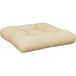 Coussin de palette beige 58x58x10 cm tissu
