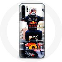 Maniacase Hoesje voor Samsung Galaxy P30 pro Formule 1 Verstappen F1 Driver zwart rood en geel