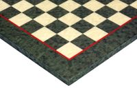 Italfama Erable en Iepenhout 43 cm Olijfgroen Luxe Schaakbord