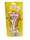 Enorme theelicht "7"