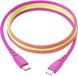 Renkforce RF-6872334 USB-kabel USB 2.0 USB-C stekker, USB-C stekker 1.00 m Gekleurd