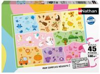 Nathan Kinderpuzzel 45 stukjes - Een wereld van kleuren - Jongens en meisjes vanaf 5 jaar