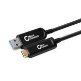 Microconnect MC-USB3.2CA10OP USB-kabel USB 3.2 Gen 2 (3.1 Gen 2) 10 m USB A USB C Zwart