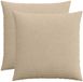 vidaXL - Kussensloop - 2 stuks - HEERLEN - Taupe - 80 x 80 cm - corduroy