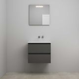 On-Line Badkamermeubelset - 60 cm - Mat Antraciet